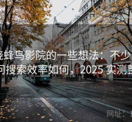 围绕蜂鸟影院的一些想法：不少用户会问搜索效率如何，2025 实测整理