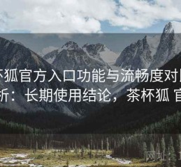 茶杯狐官方入口功能与流畅度对比全解析：长期使用结论，茶杯狐 官网