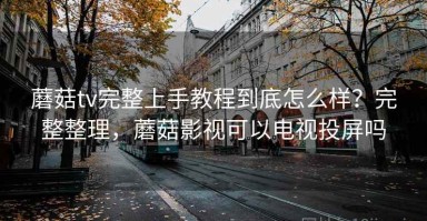 蘑菇tv完整上手教程到底怎么样？完整整理，蘑菇影视可以电视投屏吗