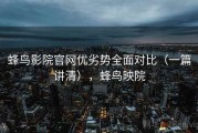 蜂鸟影院官网优劣势全面对比（一篇讲清），蜂鸟映院