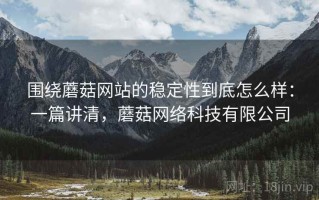 围绕蘑菇网站的稳定性到底怎么样：一篇讲清，蘑菇网络科技有限公司